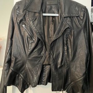 Soft leather jacket, sz medium